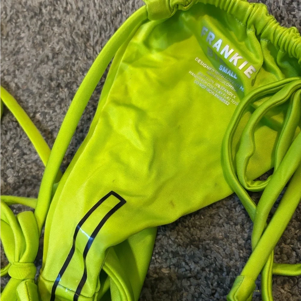 Frankie’s Bikinis Green Bikini